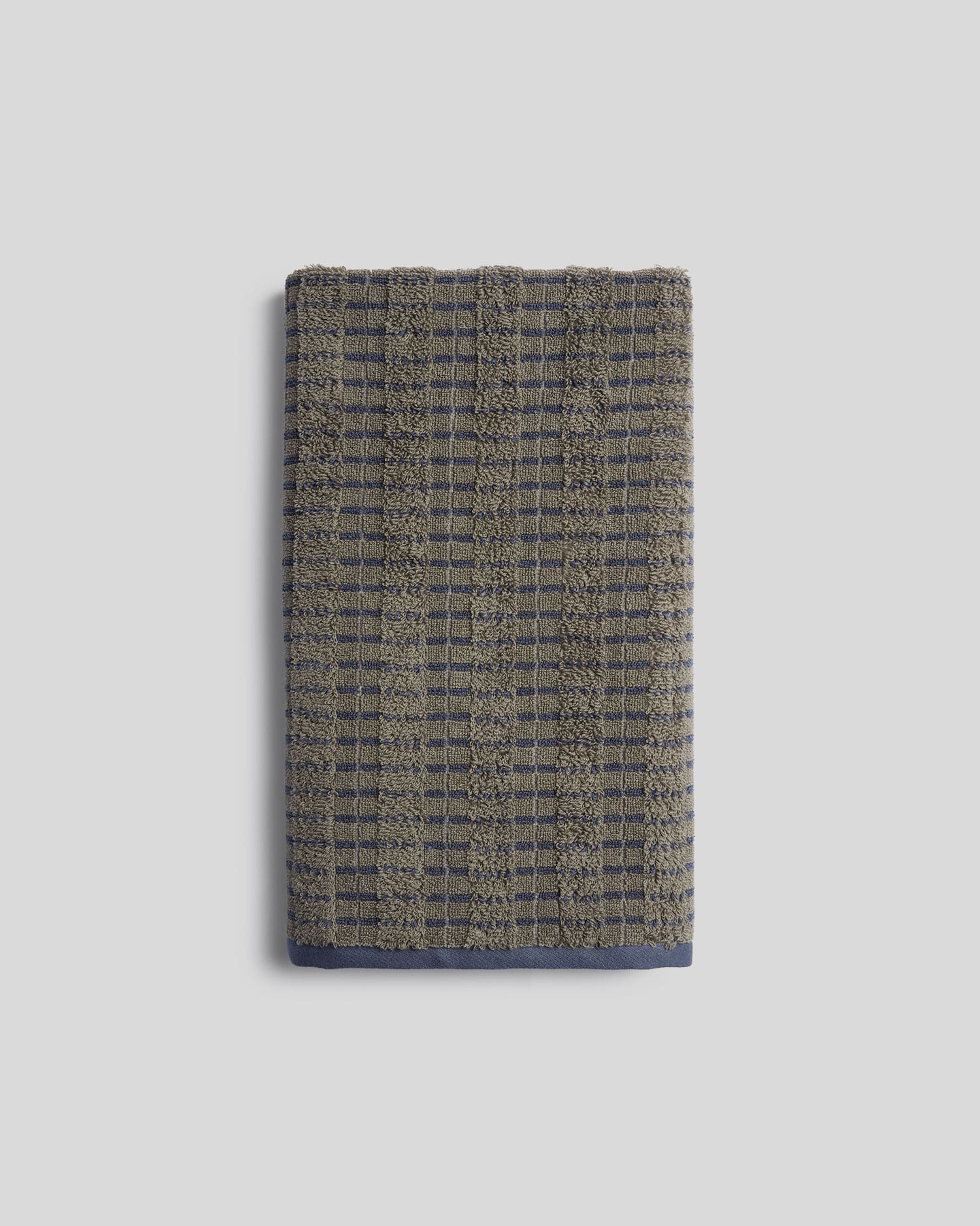 Organic Ladder Stripe Towels - FINAL SALE (Moss and Dusk) - Image 6