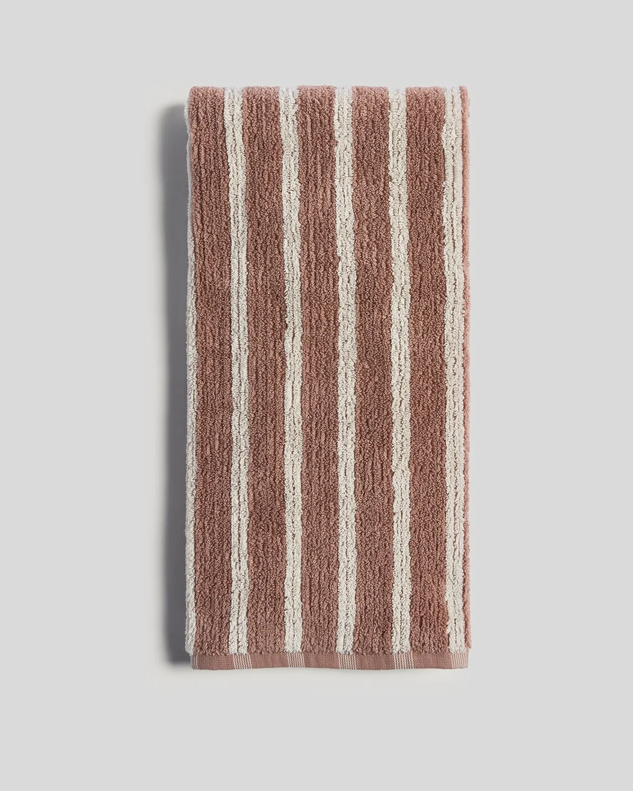 Organic Resort Stripe Towels (Adobe with Butter) - Image 6