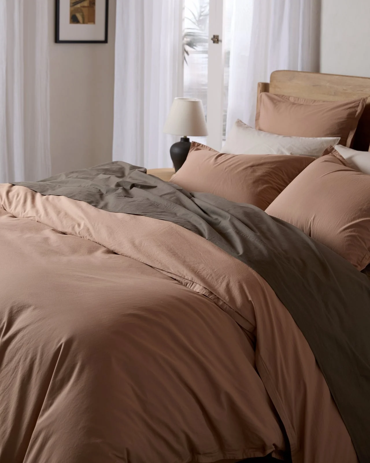 Percale Duvet Cover (Adobe) - Image 5