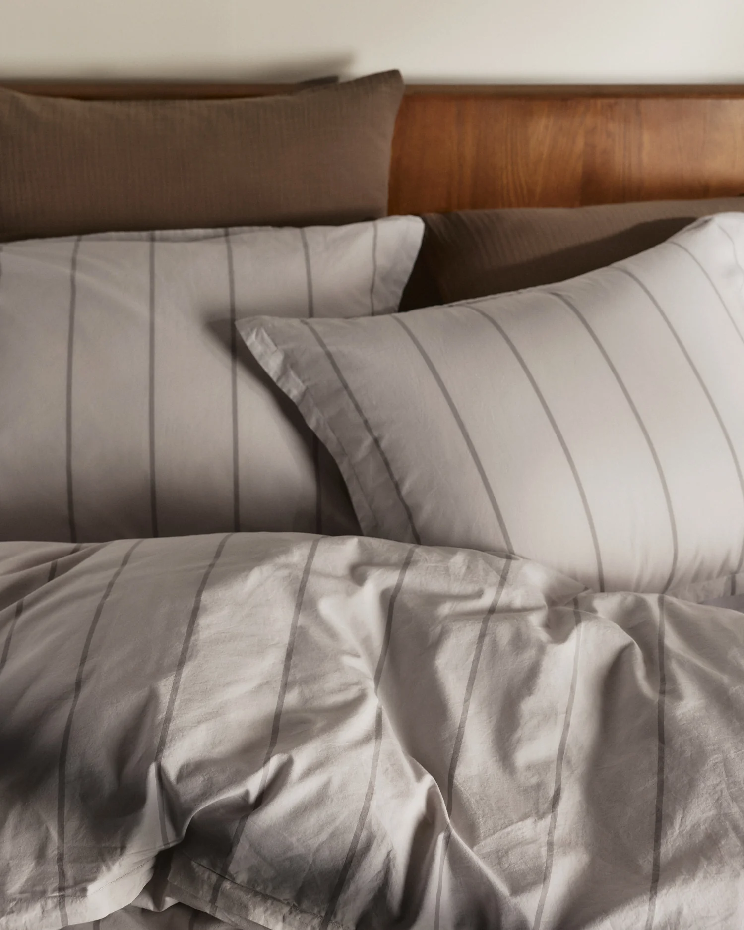 Percale Duvet Cover (Pebble Stripe) - Image 4