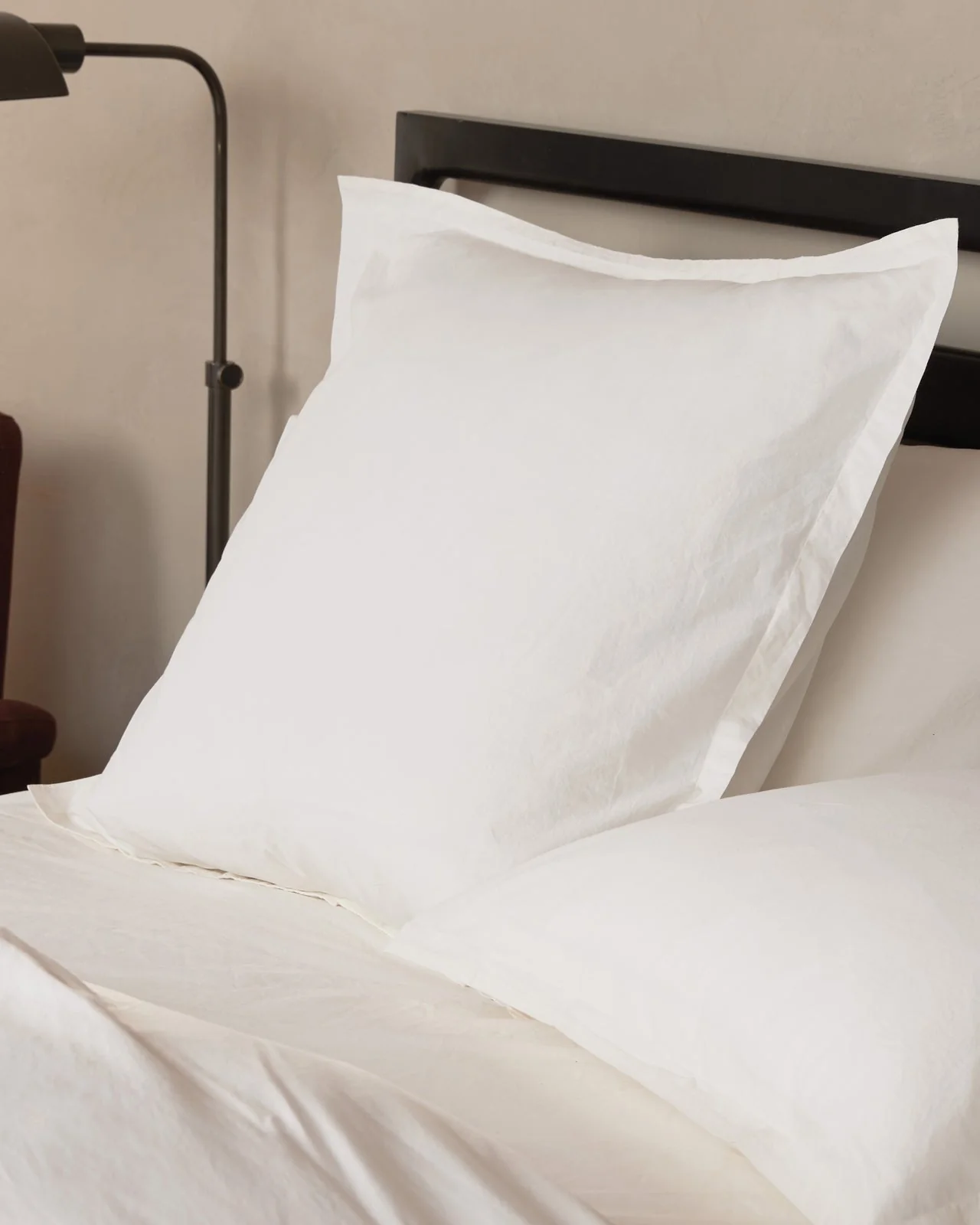 Percale Euro Sham (Cream) - Image 2