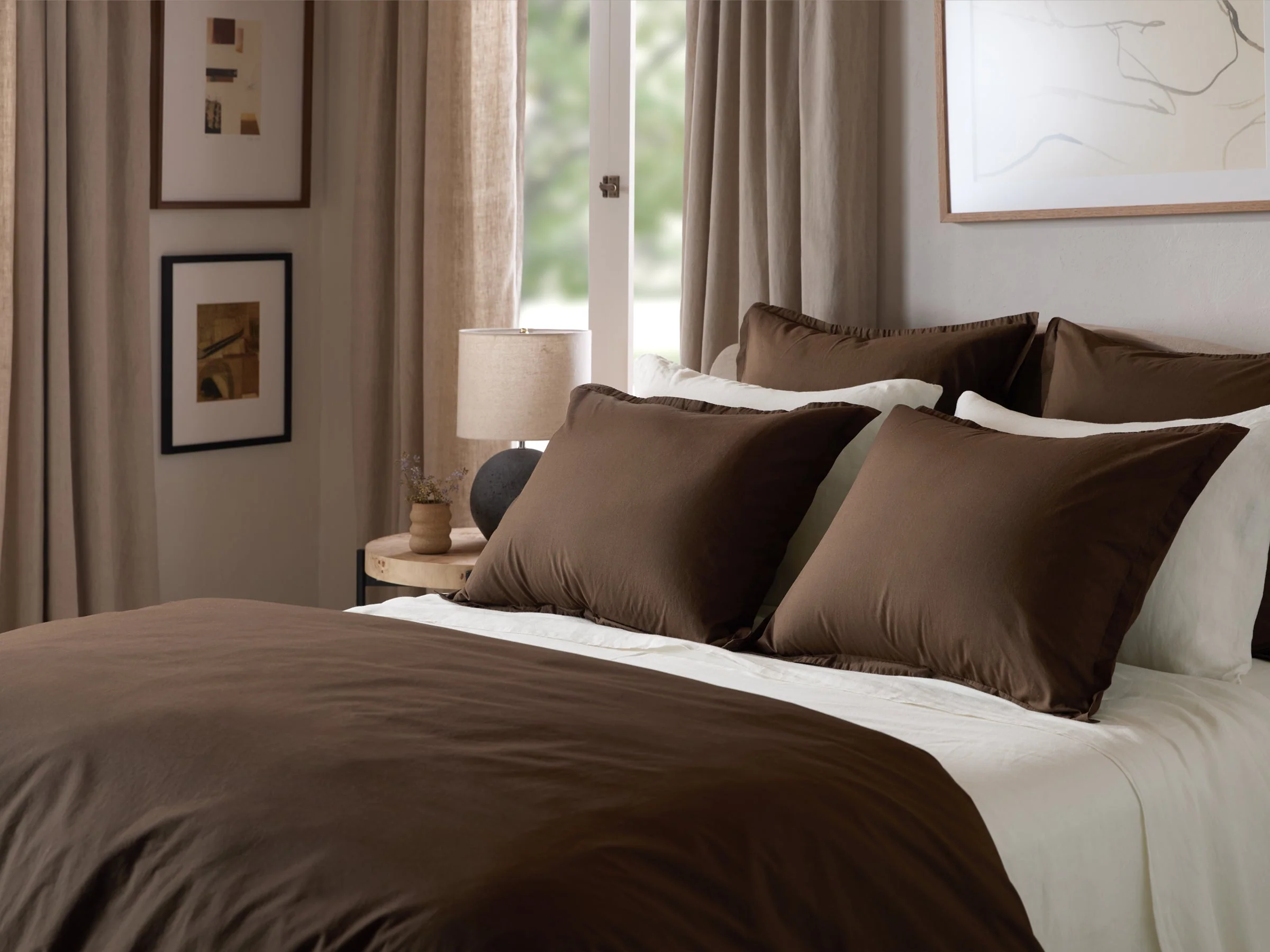 Percale Euro Sham (Java) - Image 2