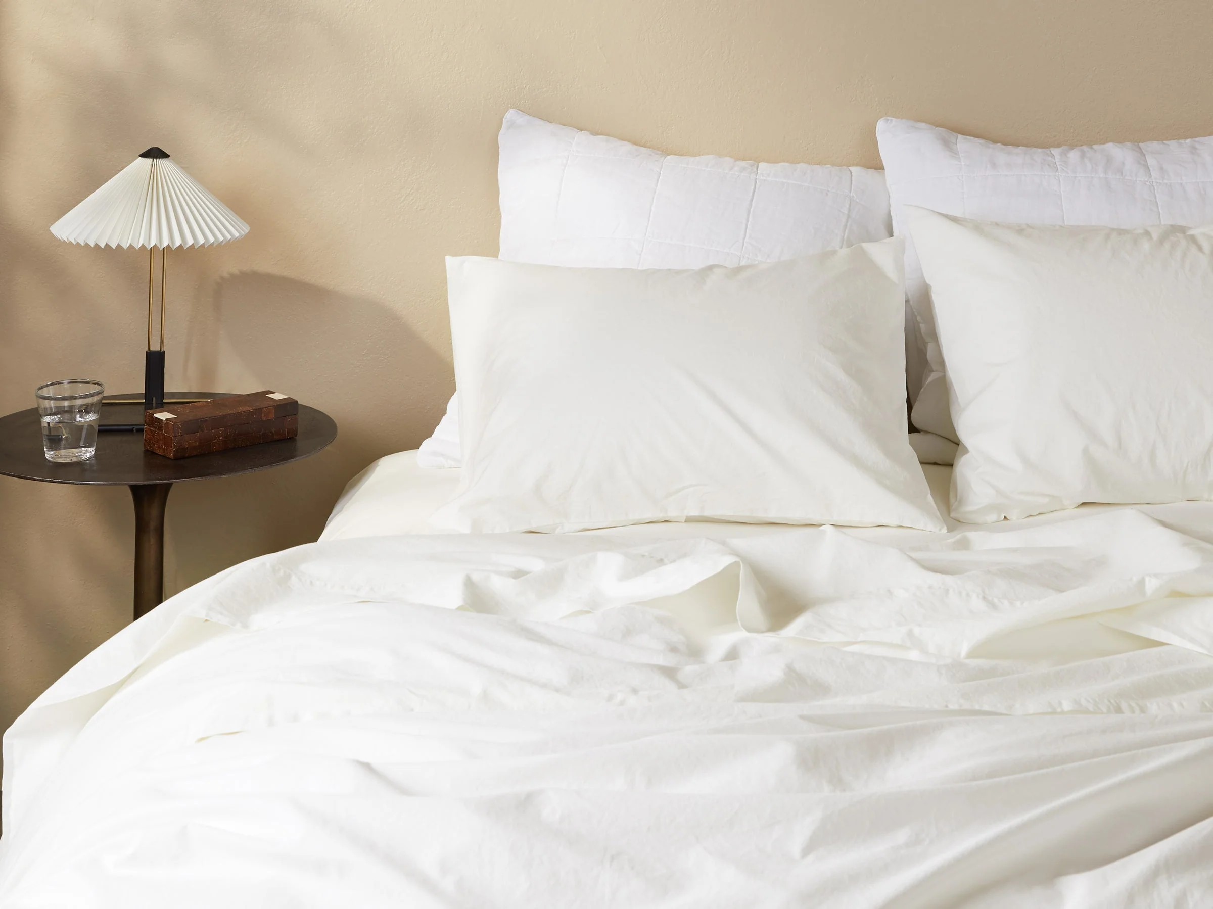 Percale Fabric Swatch (Cream) - Image 3