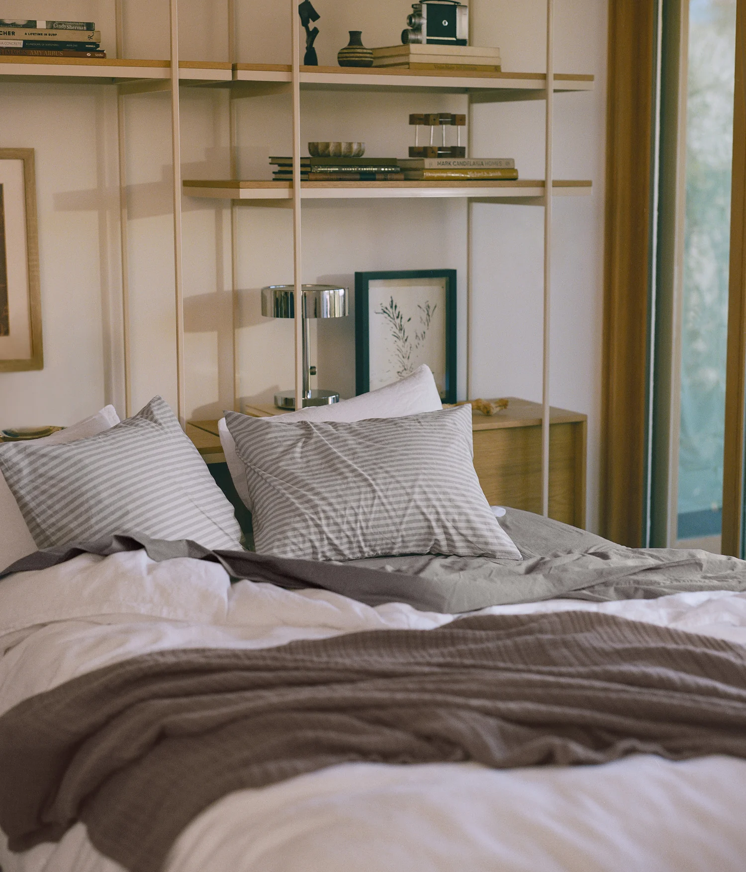 Percale Pillowcase Set (Pebble Stripe) - Image 4