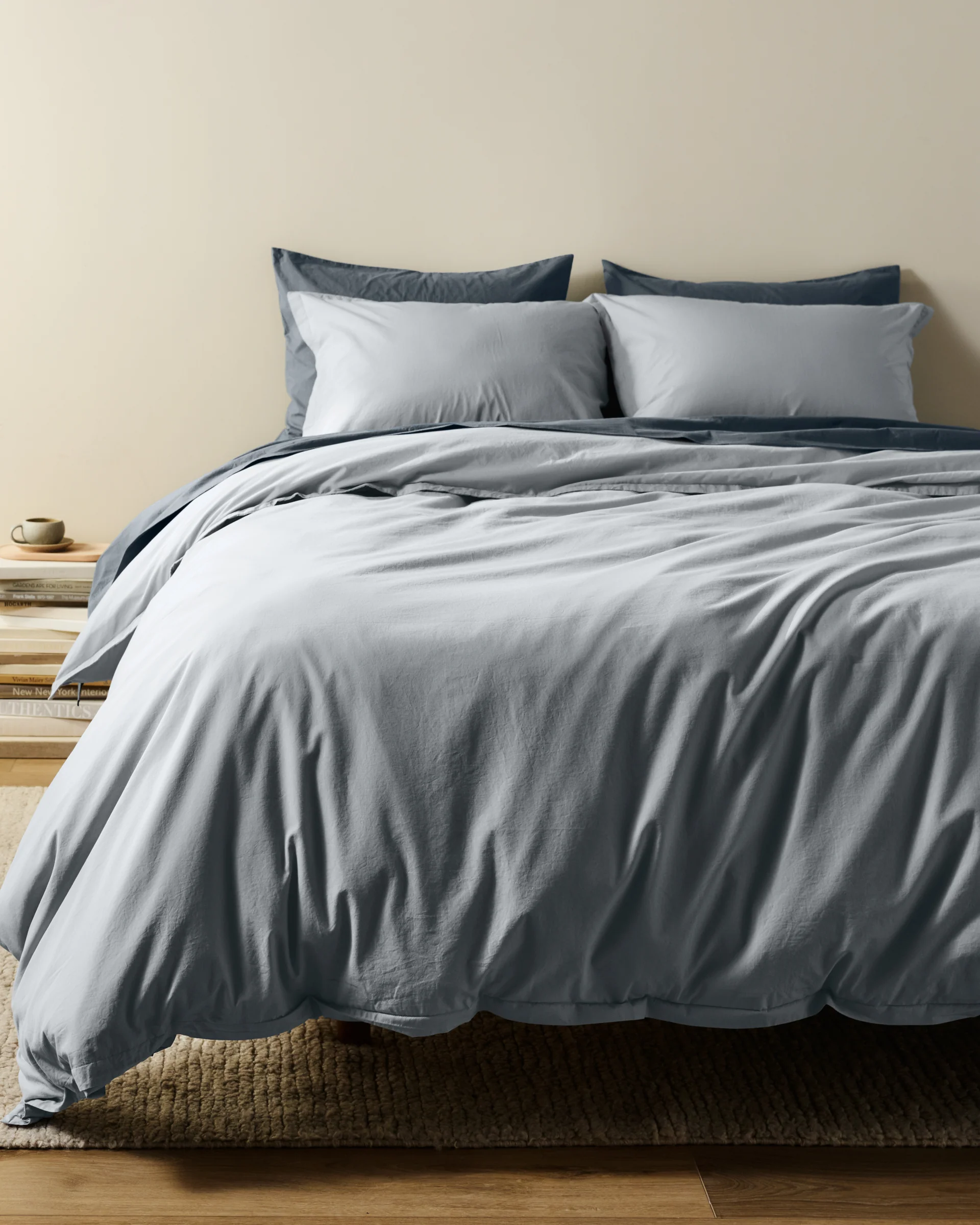 Percale Sham Set (Sky) - Image 4