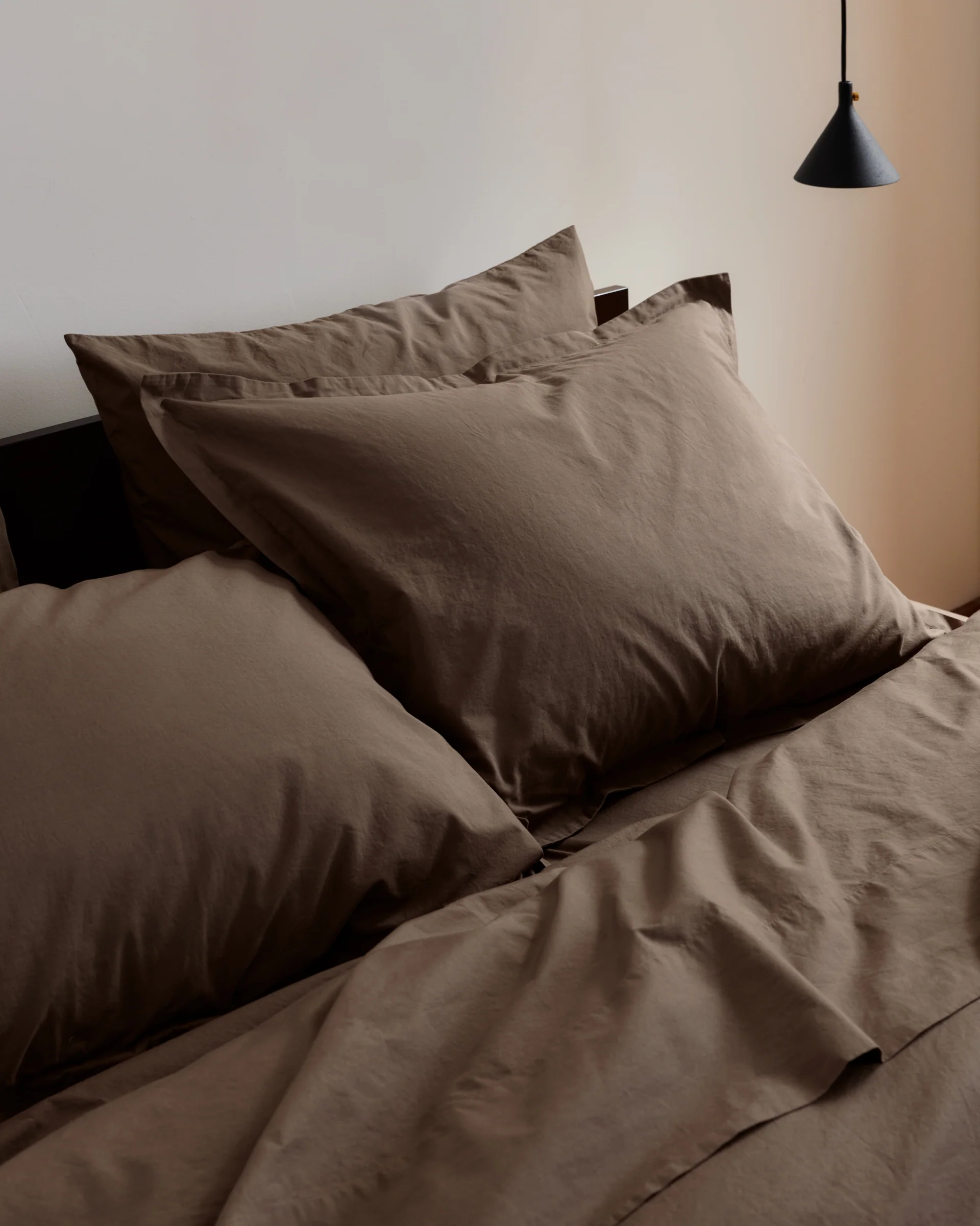 Percale Sham Set (Warm Grey) - Image 2