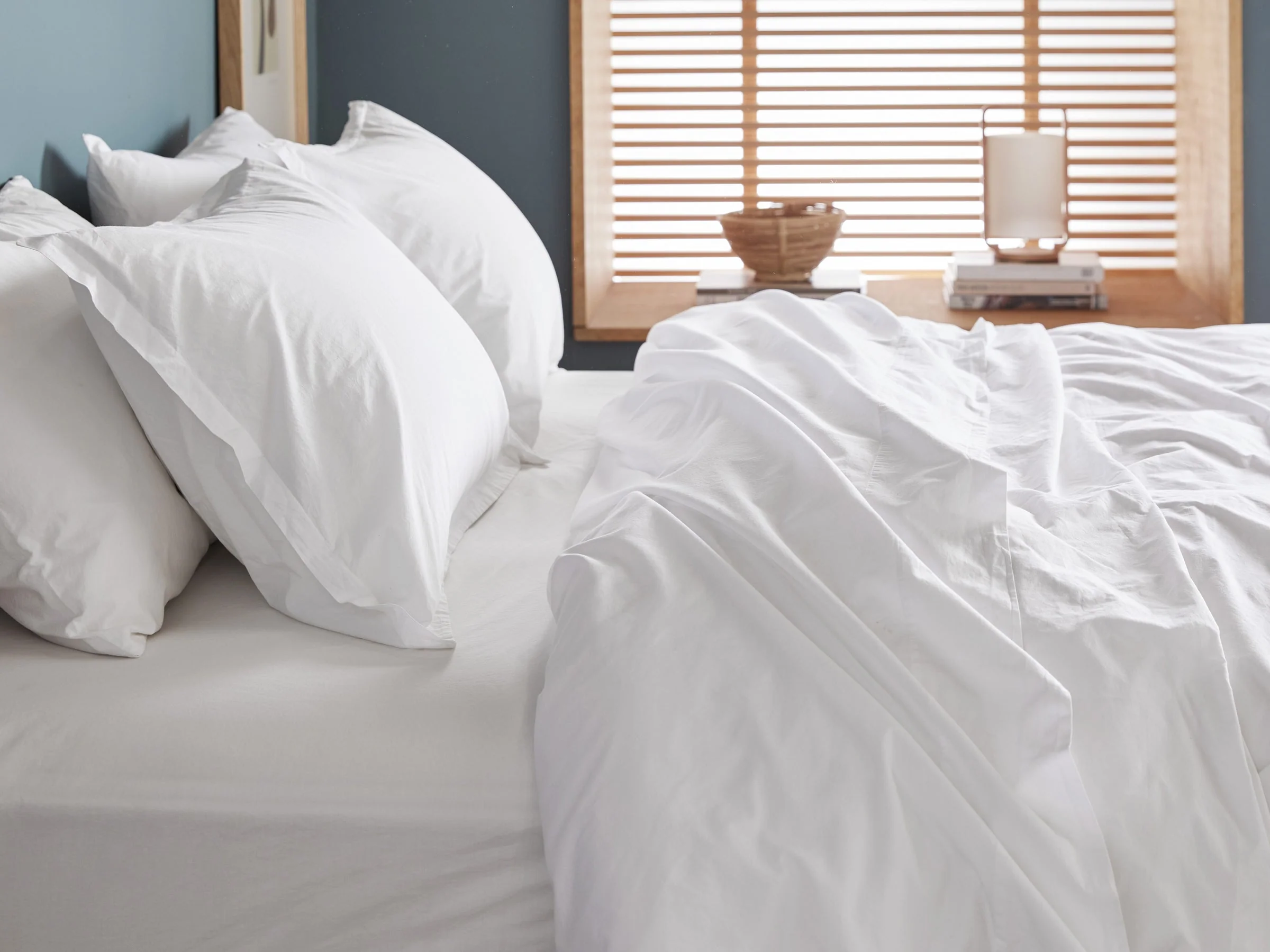 Percale Sham Set (White) - Image 5