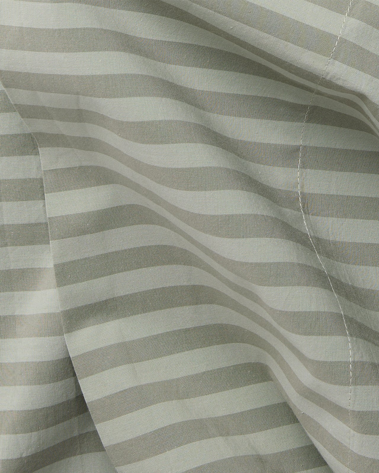 Percale Sheet Set - Moss Stripe K/CK - Image 3