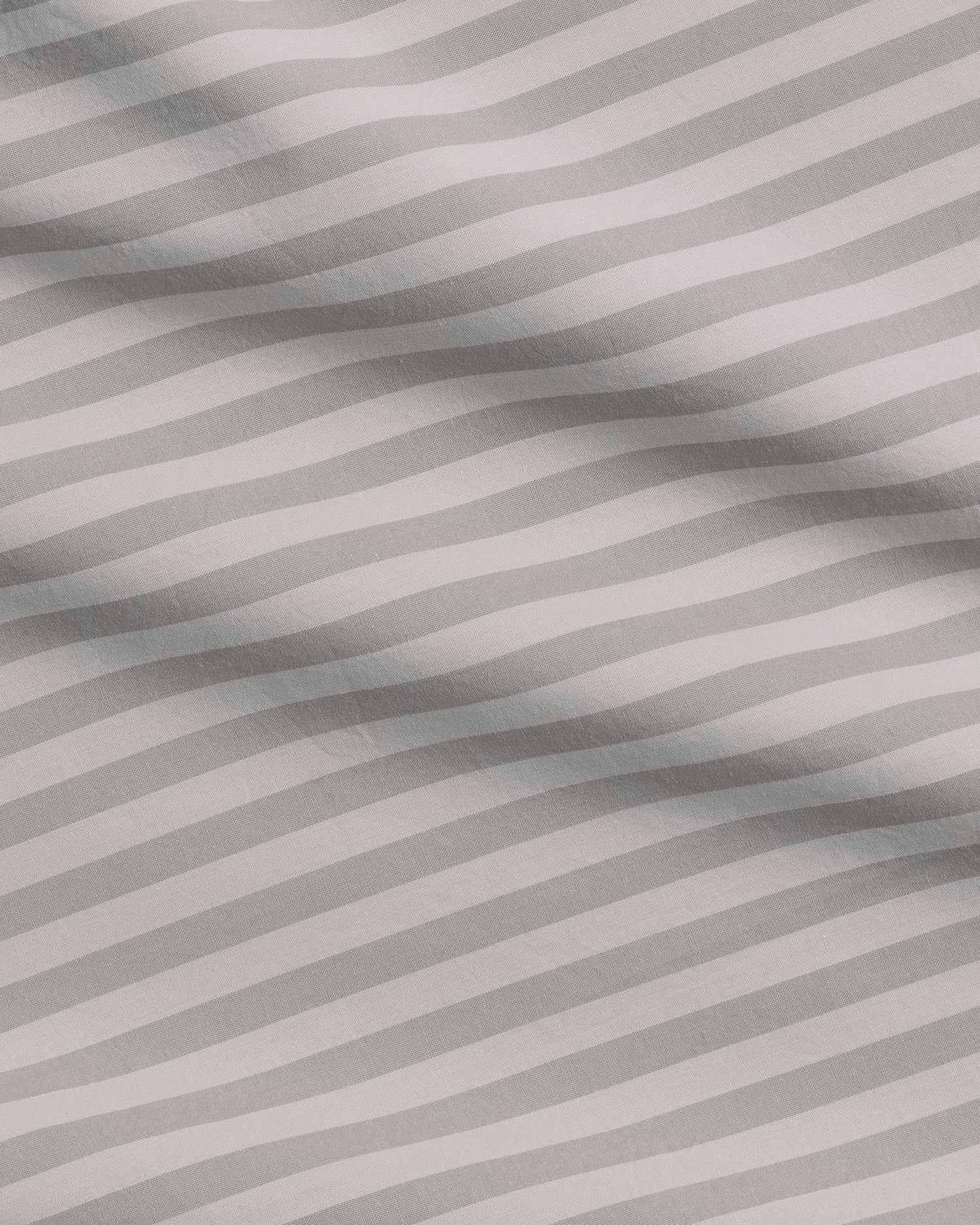 Percale Fitted Sheet (Pebble Stripe) - Image 3