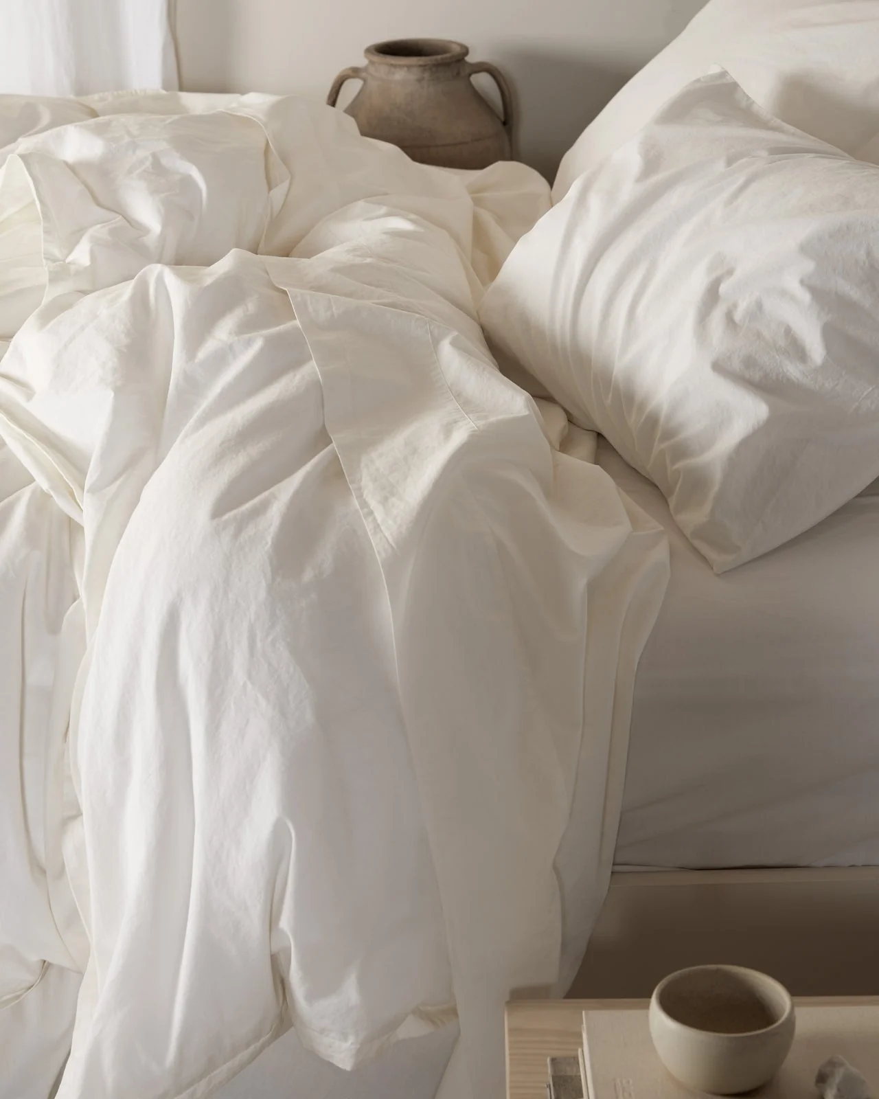 Percale Top Sheet (Cream) - Image 2