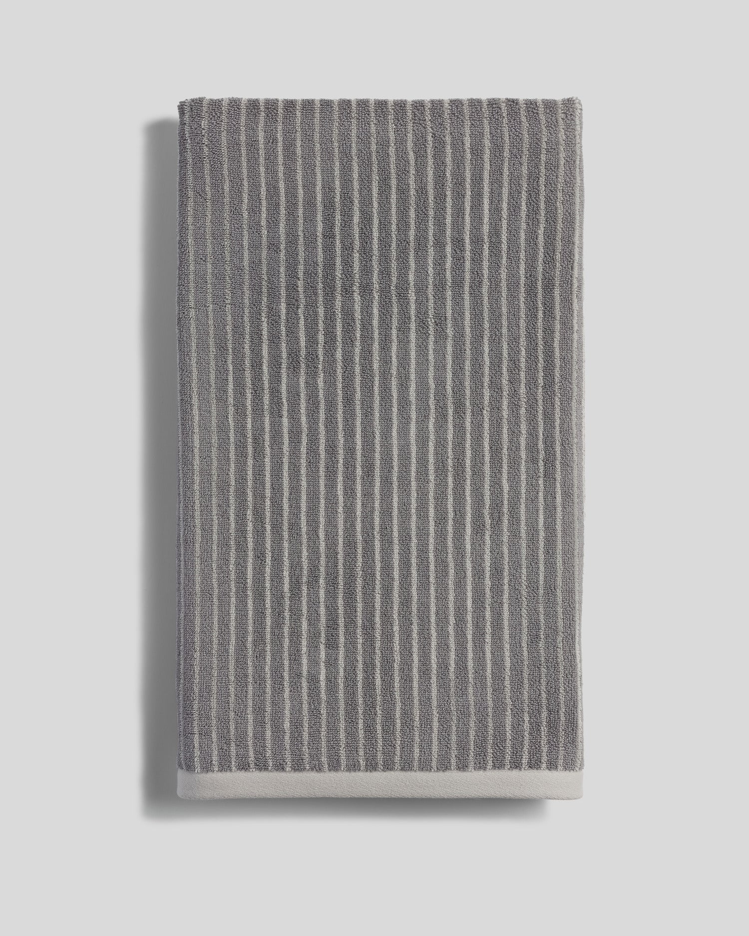 Pinstripe Towels (Pebble and Dove) - Image 6