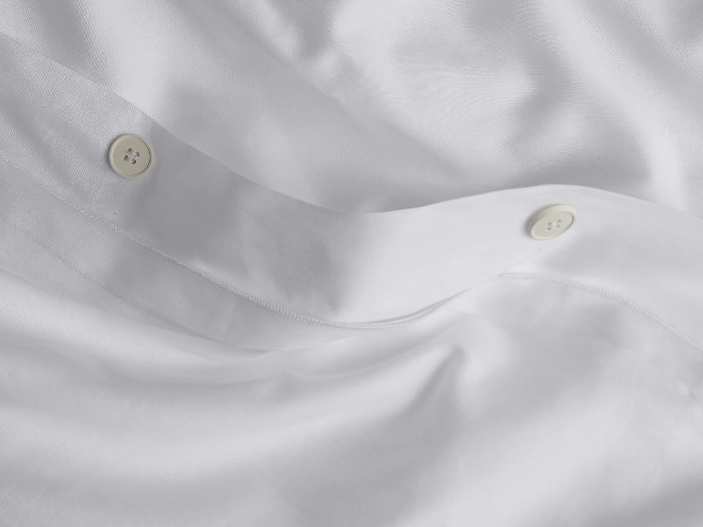 Sateen Duvet Cover (White) - Image 3