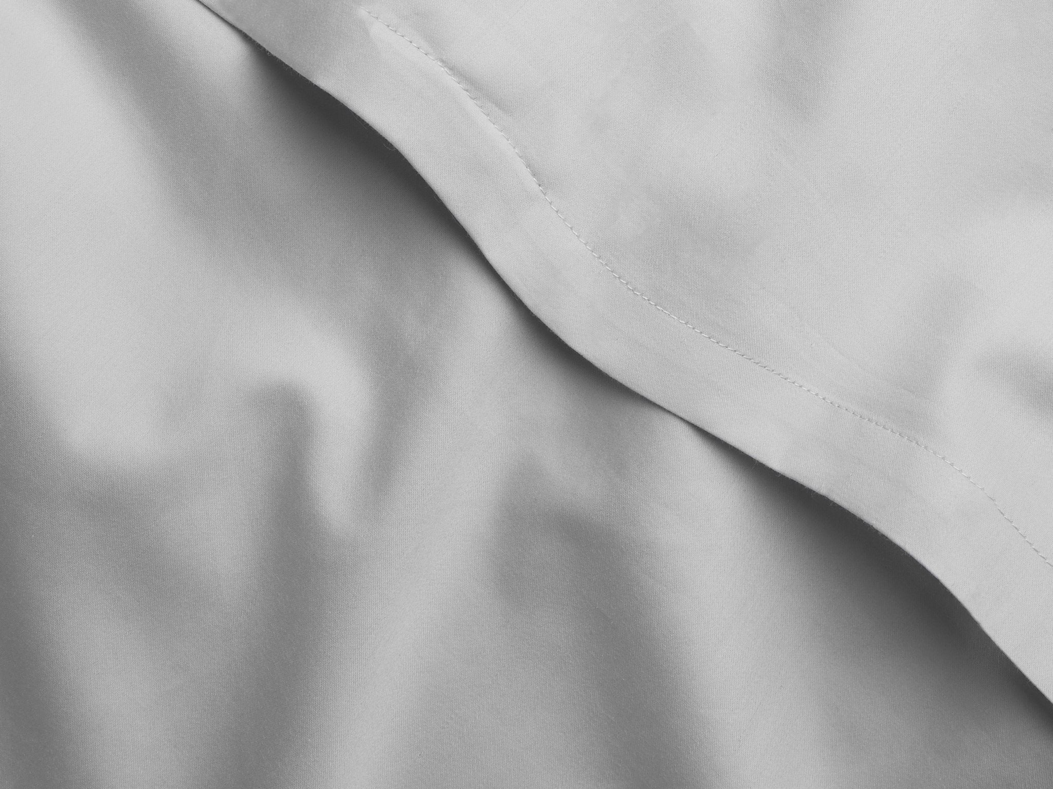 Sateen Pillowcase Set (Light Grey) - Image 3