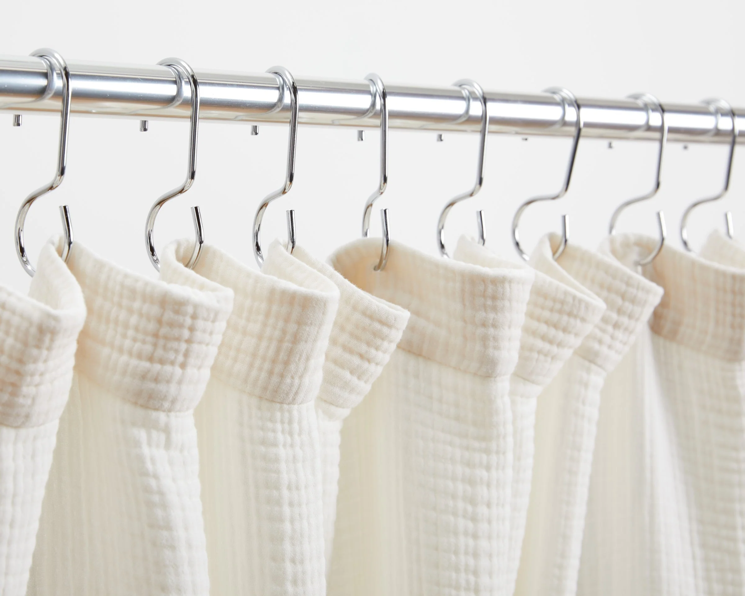 Shower Curtain Hooks (Chrome) - Image 2