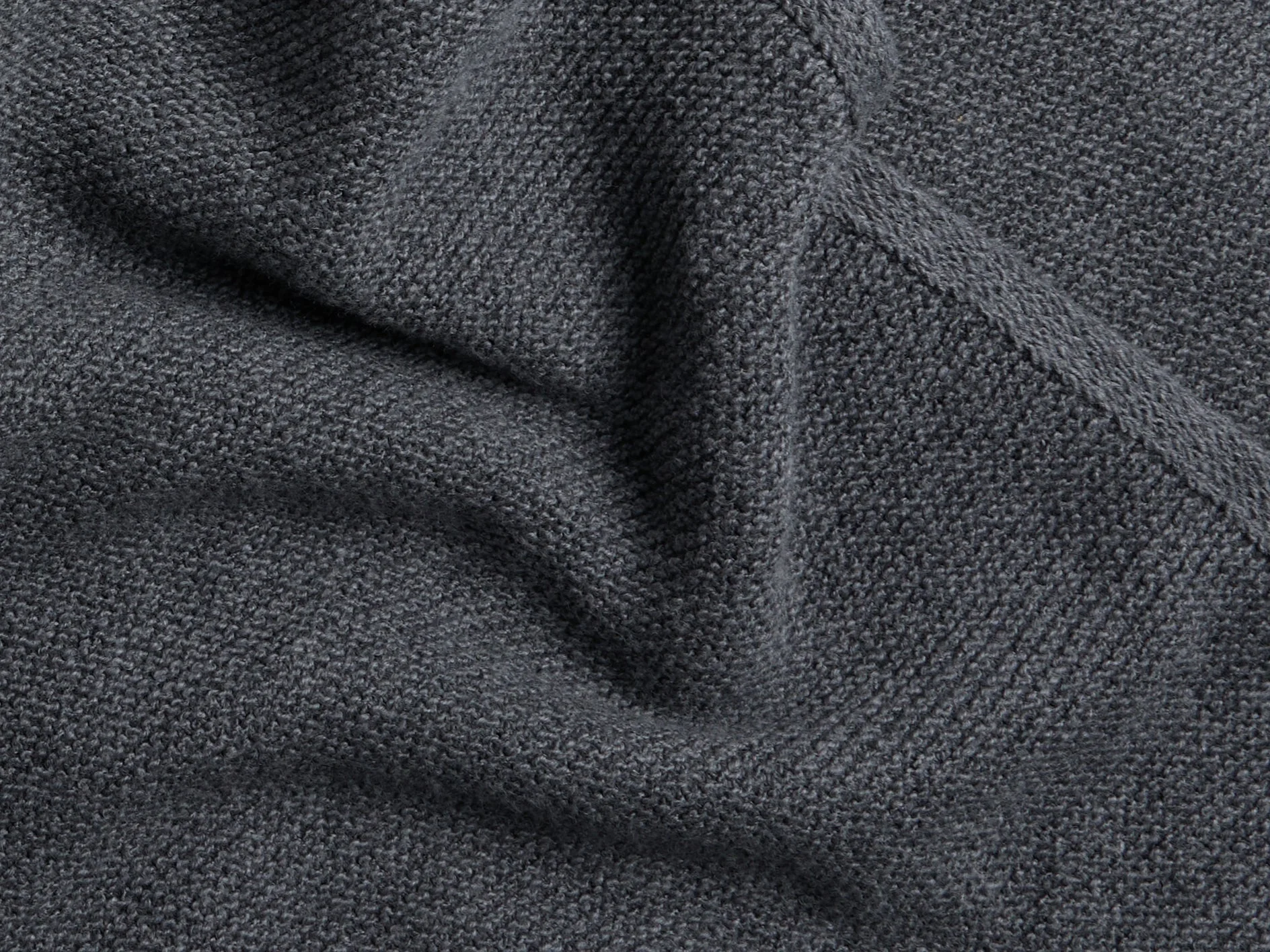 Soft Spun Cotton Throw - FINAL SALE (Grey) - Image 2