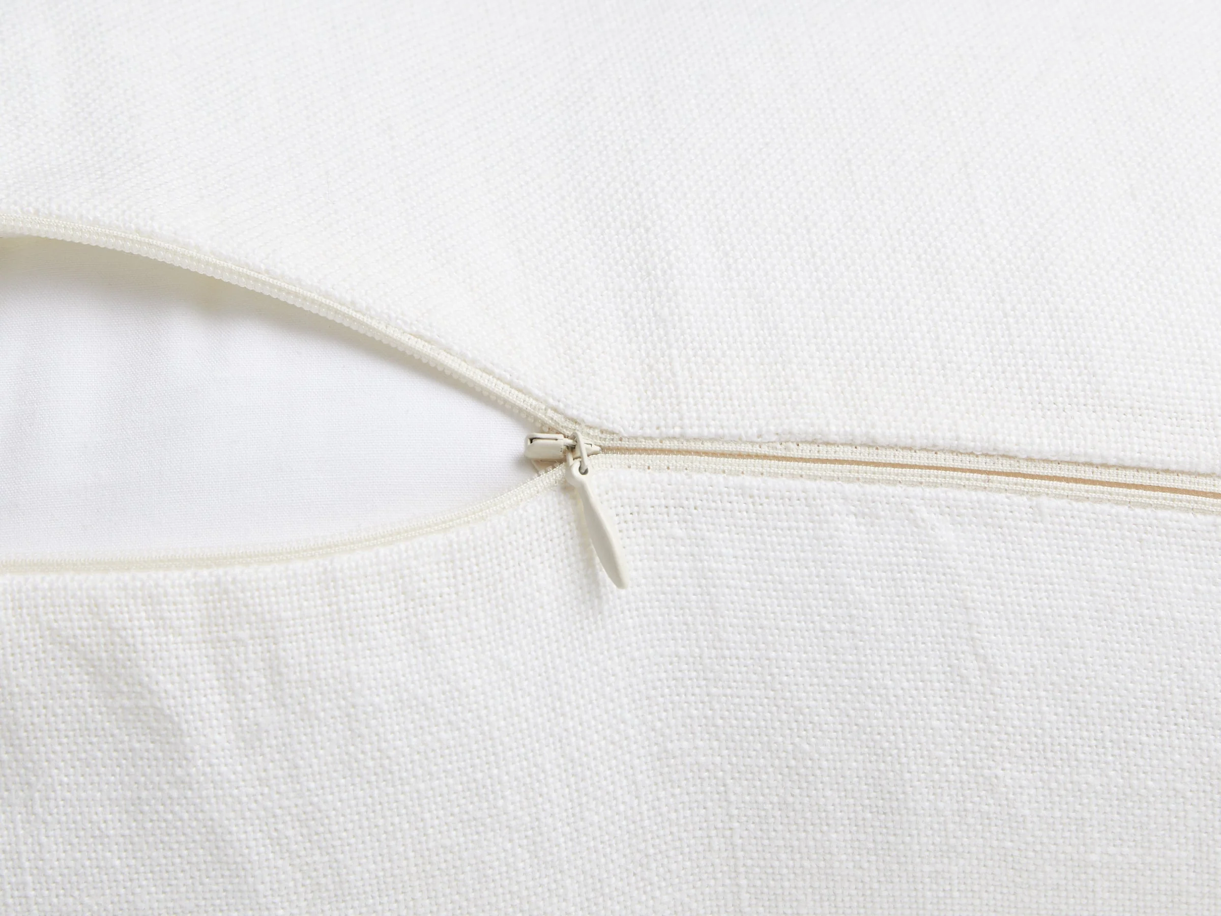 Vintage Linen Body Pillow Cover (Antique White) - Image 3